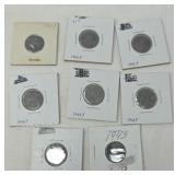 8-1943 Steel war wheat Pennies