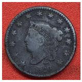 1829 Coronet Head Cent