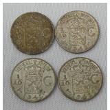 4-Netherlands East Indies 1942 P 1/4 Gulden