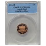 2014S Lincoln cent uncirculated