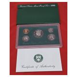 1996 US Mint Proof Set 90% Silver Half Dollar,