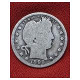1899 Barber Quarter