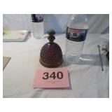 VTG HOBNAIL GLASS BELL BY IMPERIAL