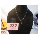 MARKED 14KT PEARL NECKLACE (3.75G)