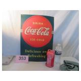 1989 COCA COLA SIGN & 1985 COCA COLA BANK