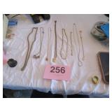 GOLD COLORED NECKLACES UNMARKED