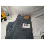 MENS LEVIS 569 36 X 32 JEANS
