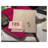 SIGNED 925 CANADA CA AMETHYST GOLD DROP