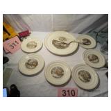 VTG HARKEWARE CURRIER/IVES "WINTER