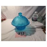 VTG KEMPLE WHEATON GLASS LACE DEWDROP