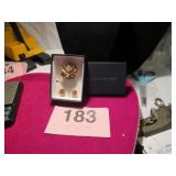 NEW GRAZIANO ENGLAND ROSE 1997 BROOCH