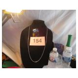 VINTAGE SIGNED MONET SILVER NECKLACE