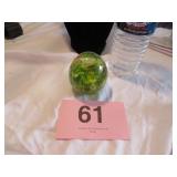 HAND BLOWN GLASS PAPER WEIGHT