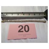 925 TRILLION CUT CZ BRACELET