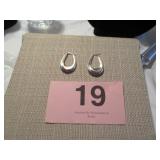 925 HOOP EARRINGS 6.77 G