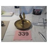 VTG BRASS EAGLE ASHTRAY