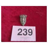 VTG VICTORIAN RHINESTONE BROOCH