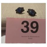 VTG BLUE WIRE SIGNED 925 SILVER SCREW