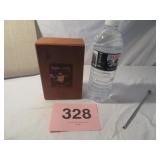 VTG ENGLISH LEATHER DOVETAIL BOX