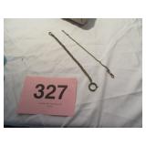 VTG POCKET WATCH GOLD TONE CHAIN