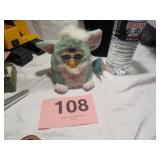 1999 TIGER FURBY MINT GREEN/WHITE MOD