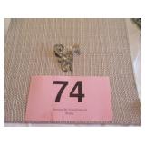 VTG STERLING BROOCH 5.07G