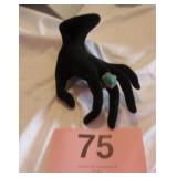 BARSE TURQUOIS STONE STERLING RING