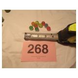 VTG SMALL CATS EYE MARBLES, DIFFERENT