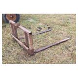 3 pt bale forks.