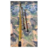 Wood & Solid brass handle shaped Horse Head,