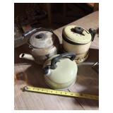 Vtg Metal Tea/Coffee Pots