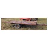 14 ft All Steel Implement trailer  single axle