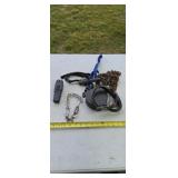 Dog debrak collar, chain and more