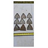 Grain head sickle sections