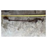 Iron steelyard balance scale