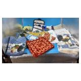 Kitchen Towels, Crotchet Hot Pads and more