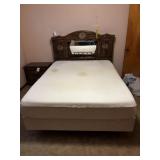 Queen size Headboard, Frame Temperpedic Mattress