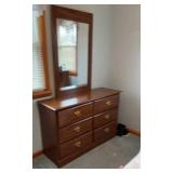 Dresser with Matching Mirror