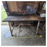 Metal work bench 64x31x34