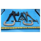 castration tool,  C-Clamps, livestock ear