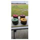 Plastic planter plates