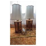 Anthony California Table Lamps featuring etched
