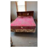 Full Size Headboard, Frame, Bemco Mattress &