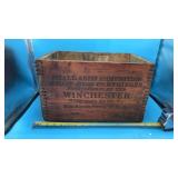 Winchester wooden ammo crate