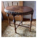 Handmade 19th-century style wooden side table,
