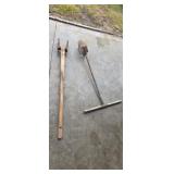 Two post hole diggers