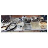Aluminum Pots and Pans, metal cake carrier and