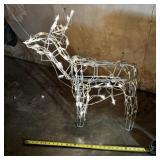 Christmas lighted standing reindeer yard