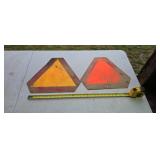 Slow-Moving Vehicle emblem. ( Metal)