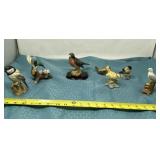 Beswick and Taiwan bird figurines.